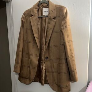 Madewell Women's Tan Larsen Blazer